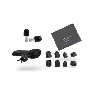 ATTENU8 Ear Plugs, Satin Silver