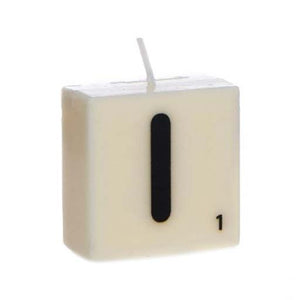 Boxer Letter Candle - I