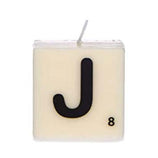 Boxer Letter Candle - J