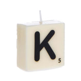 Boxer Letter Candle - K