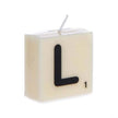 Boxer Letter Candle - L