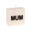 Boxer Word Candle - Mum