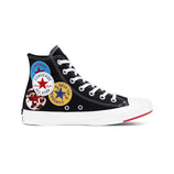 Converse Chuck Taylor All Star Hi Logo Play Sneaker, Black/University Red/Amarillo