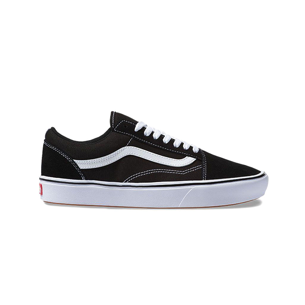 Vans UA ComfyCush Old Skool Classic Sneaker, Black/True White