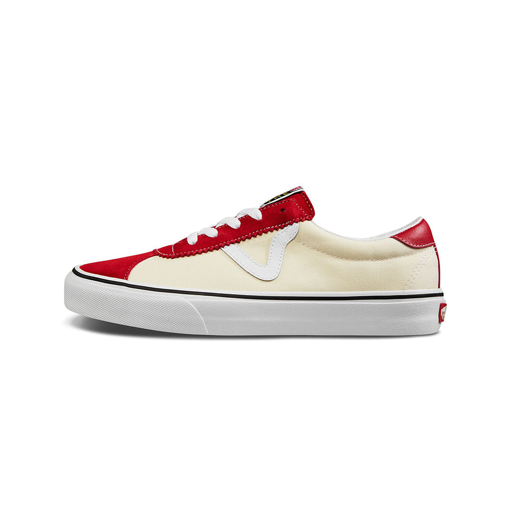 Vans UA Vans Sport Sneaker, Racing Red/Classic White – Swee Lee