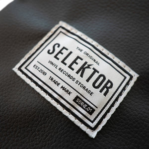 Selektor Classic Bag 30 LP 12", Black and Black (Vegan Leather)