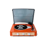 Gadhouse Brad Record Player with BT 5.0, Tangerine