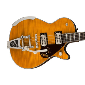 Gretsch G6134TFM-NH Nigel Hendroff Signature Penguin Electric Guitar, Amber Flame