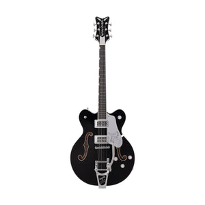 Gretsch G6636TSL Players Edition Silver Falcon Center Block Double Cut w/Bigsby Electric Guitar, Black
