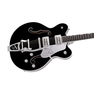 Gretsch G6636TSL Players Edition Silver Falcon Center Block Double Cut w/Bigsby Electric Guitar, Black