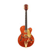 Gretsch G6120TG Players Edition Nashville Hollowbody Electric Guitar w/Bigsby, Orange Stain