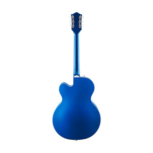 Gretsch G5420T Electromatic Classic Hollow Body Single-Cut Bigsby Electric Guitar, Azure Metallic