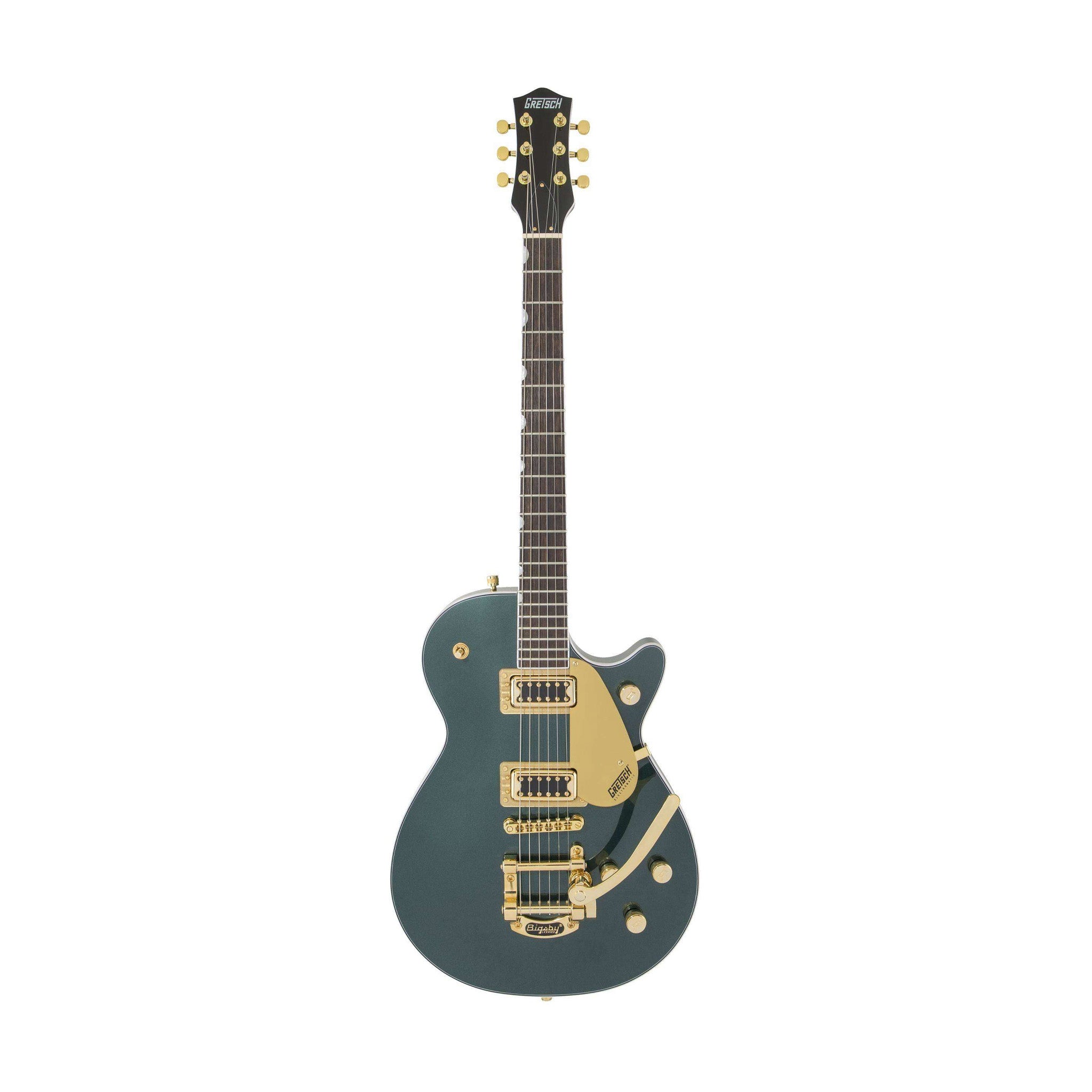 Gretsch FSR G5230TG Electromatic Jet FT Single-Cut Guitar w/Bigsby and Gold Hardware, Cadillac Green