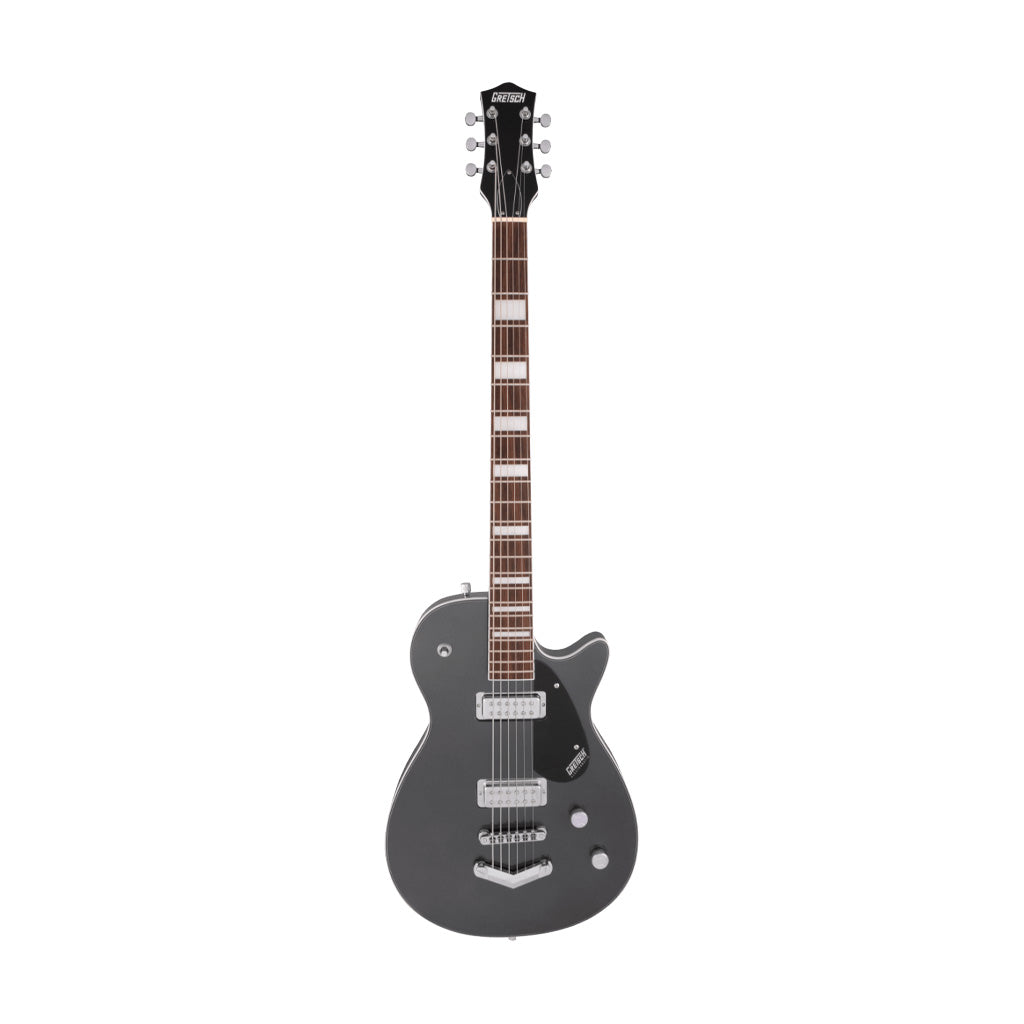 Gretsch G5260 Electromatic Jet Baritone w/ V-Stoptail Electric Guitar, Laurel FB, London Gray