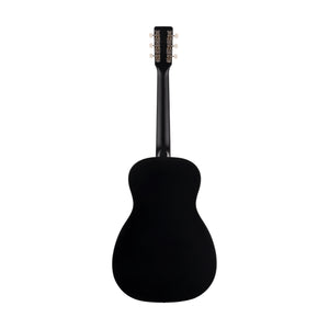 Gretsch G9520E Gin Rickey Acoustic Guitar w/Soundhole Pickup, Walnut FB, Smokestack Black