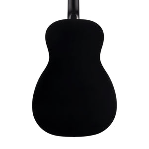 Gretsch G9520E Gin Rickey Acoustic Guitar w/Soundhole Pickup, Walnut FB, Smokestack Black