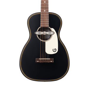 Gretsch G9520E Gin Rickey Acoustic Guitar w/Soundhole Pickup, Walnut FB, Smokestack Black