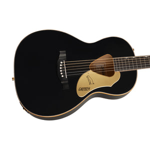 Gretsch G5021E Ltd Ed Rancher Penguin Parlor Acoustic Guitar, Black