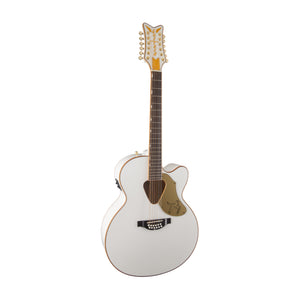 Gretsch G5022CWFE-12 Rancher Falcon Jumbo 12-String Cutaway Electric Guitar, White