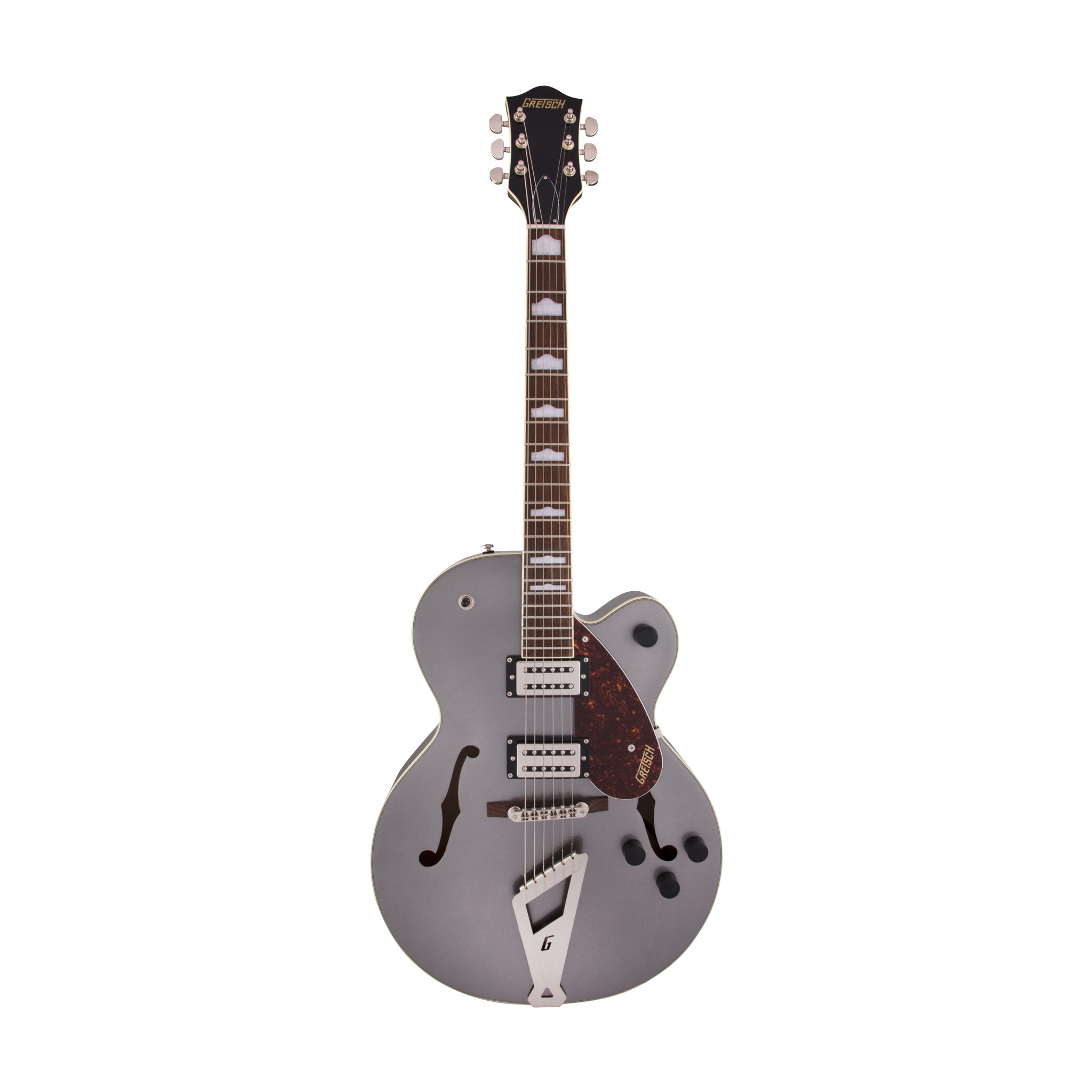 Gretsch G2420 Streamliner Hollow Body Electric Guitar w/Chromatic II, Laurel FB, Phantom Metallic