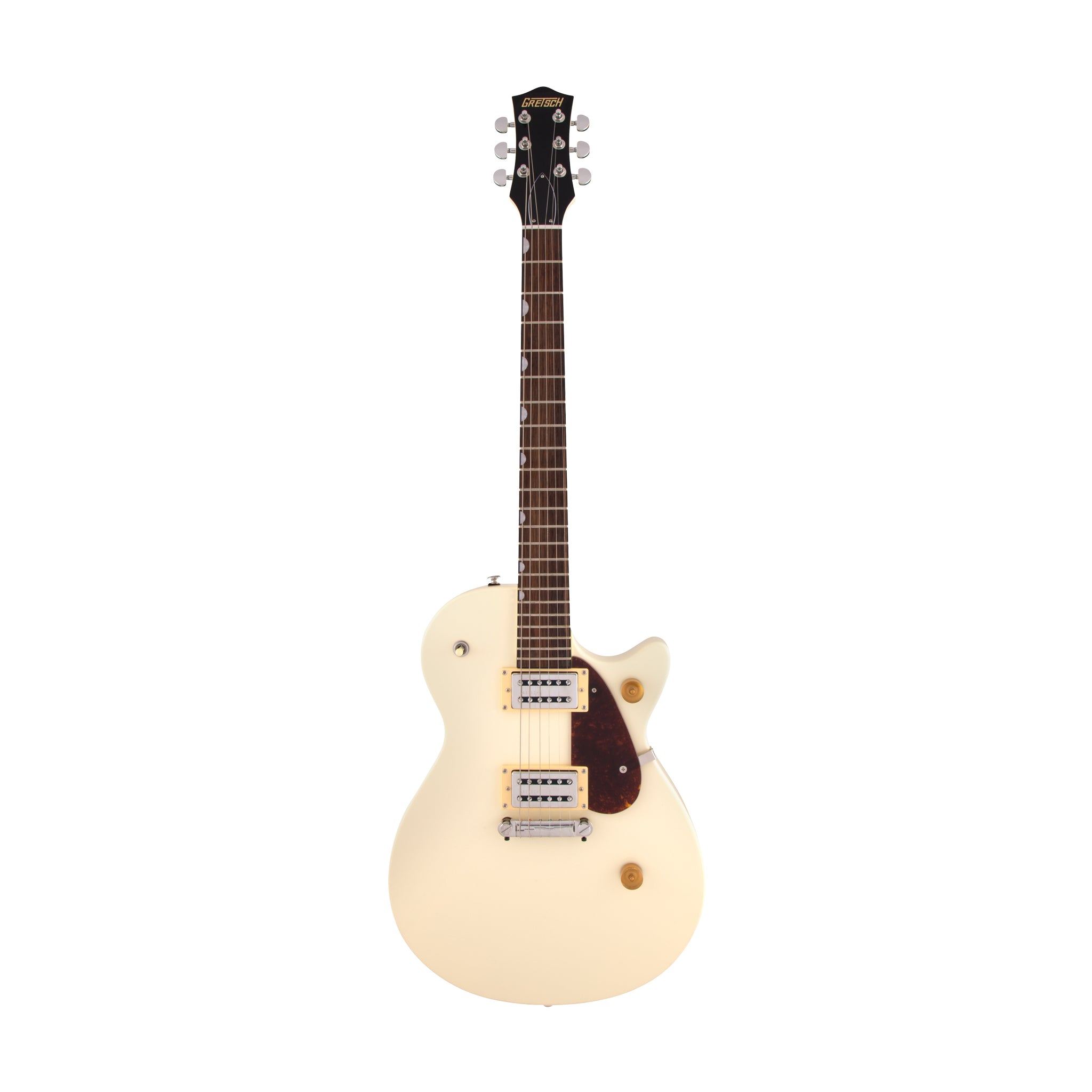 Gretsch G2210 Streamliner Junior Jet Club Electric Guitar, Laurel FB, Vintage White