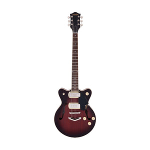 Gretsch G2655-P90 Streamliner Center Block Jr Electric Guitar, Laurel FB, Claret Burst