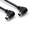 Hosa CD Controller Cable, Right Angle 8 pin Mini-DINN to Same 3 ft