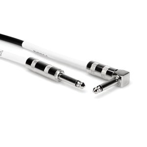 Hosa GTR-205R Guitar Cable, Straight to Angled, 5ft