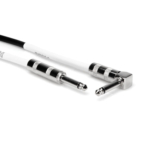 Hosa GTR-220R Guitar Cable, Straight to Angled, 20ft