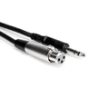 Hosa STX-103F Balanced Interconnect, XLR3F to 1/4 in TRS, 3ft