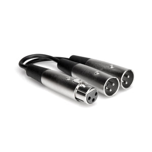 Hosa YXM-121 Y Cable XLR3F-XLR3M