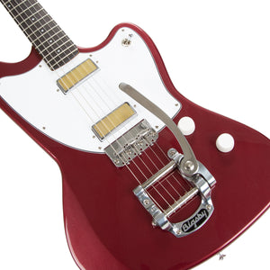 Harmony Standard Series Silhouette w/ Bigsby Electric Guitar w/Case, RW FB, Burgundy