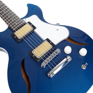 Harmony Standard Series Comet Electric Guitar w/Case, RW FB, Midnight Blue