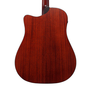 Ibanez Advanced Acoustic AAD400CE-LGS Acoustic Guitar w/Case, Natural Low Gloss