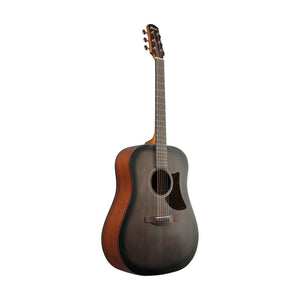 Ibanez Advanced Acoustic AAD50-TCB Acoustic Guitar, Transparent Charcoal Burst