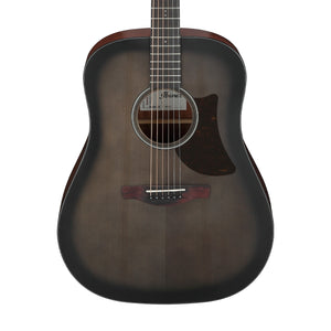 Ibanez Advanced Acoustic AAD50-TCB Acoustic Guitar, Transparent Charcoal Burst