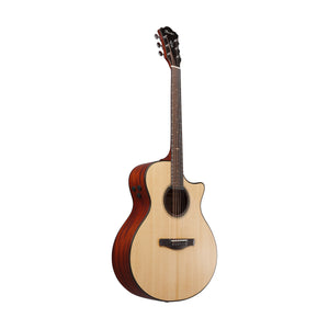 Ibanez AE410-LGS Acoustic Guitar w/Case, Natural High Gloss