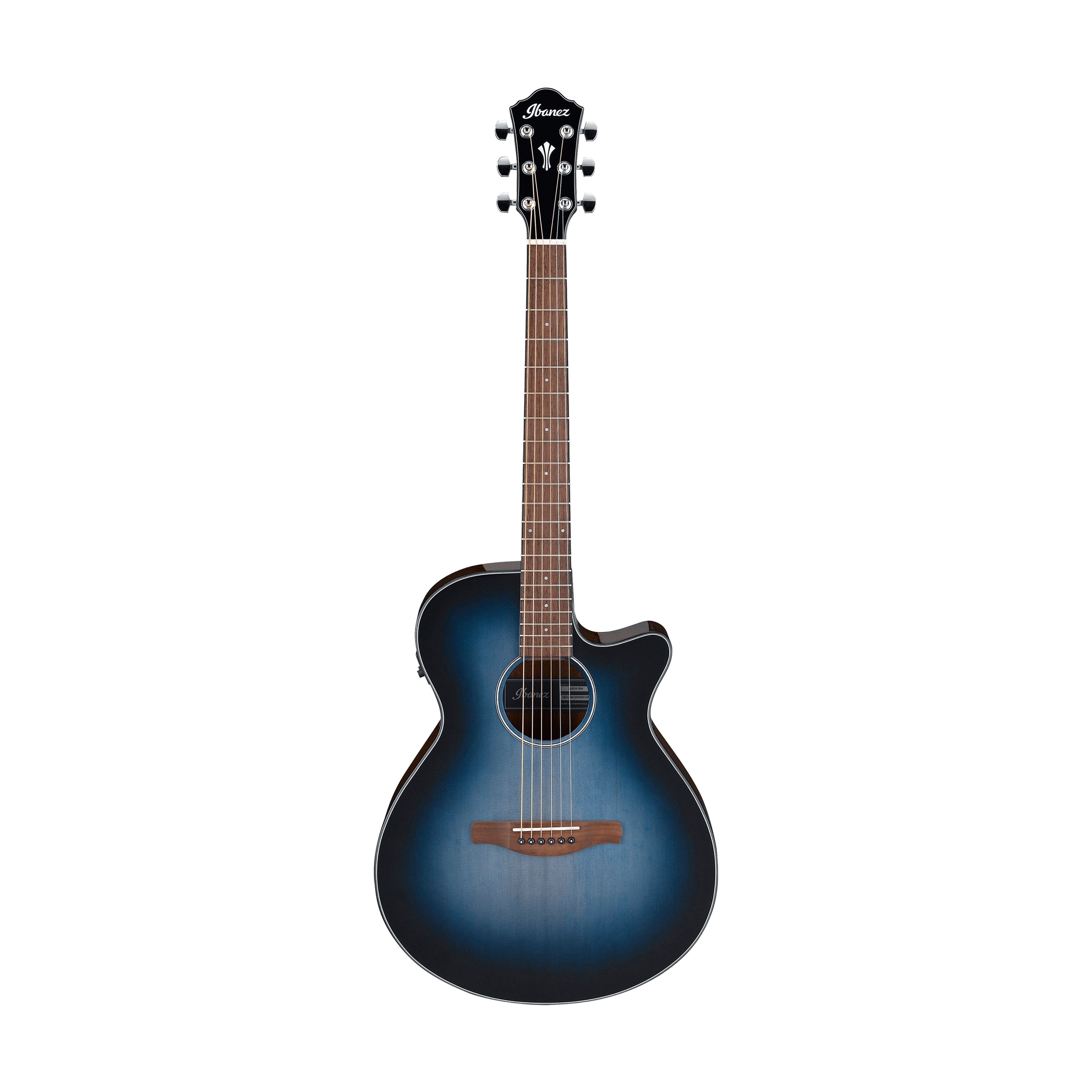 Ibanez AEG50-IBH Acoustic Guitar, Indigo Blue Burst High