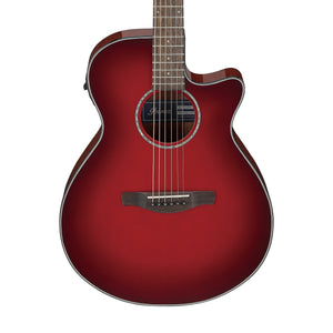 Ibanez AEG51-TRH Acoustic Guitar, Transparent Red Sunburst High Gloss
