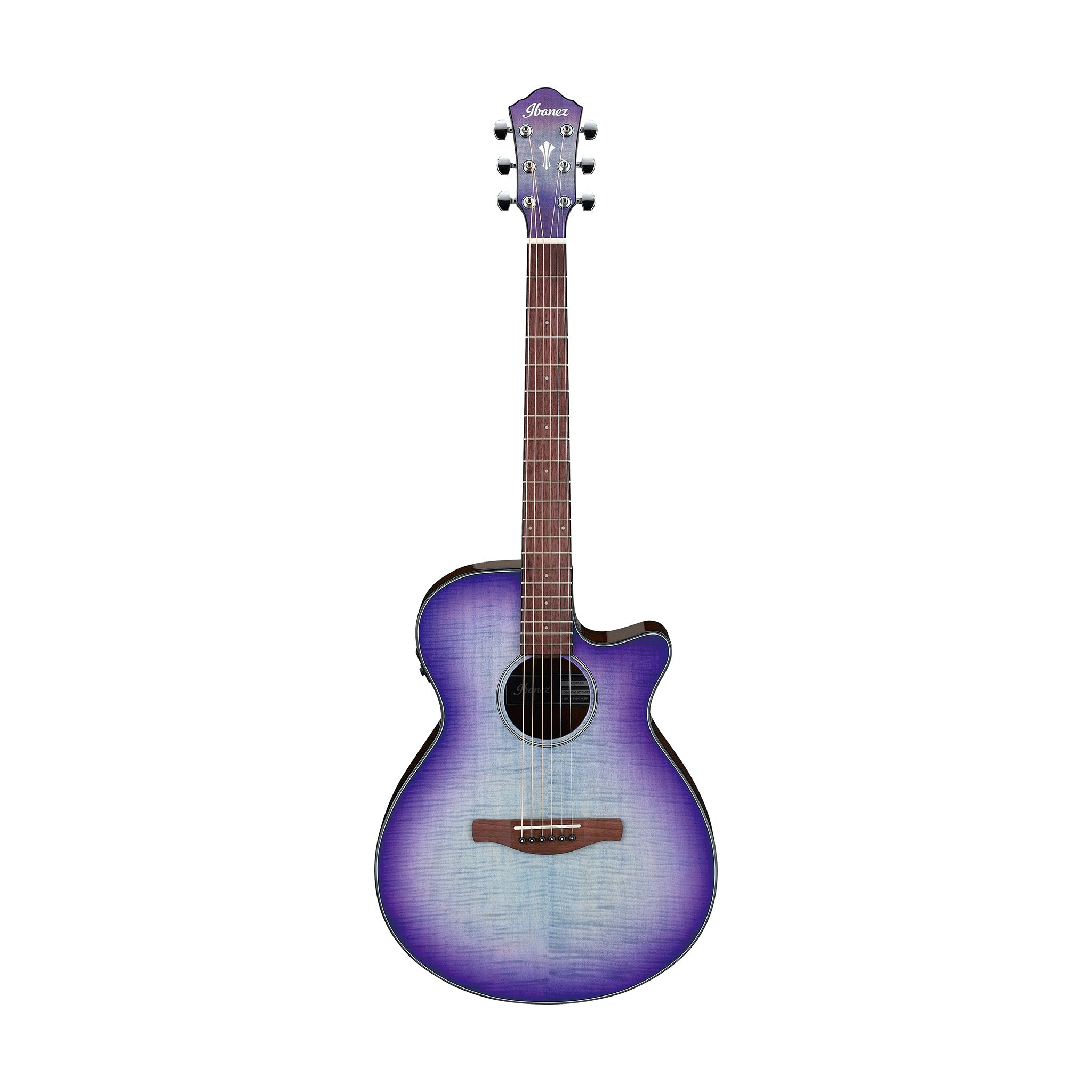 Ibanez AEG70-PIH Acoustic-Electric Guitar, Purple Iris Burst High Gloss