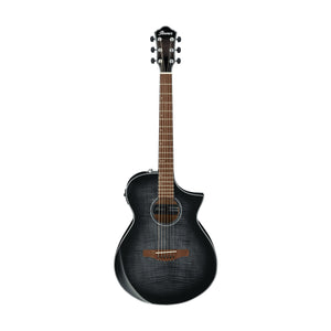 Ibanez AEWC400-TKS Acoustic Guitar, Transparent Black Sunburst High Gloss