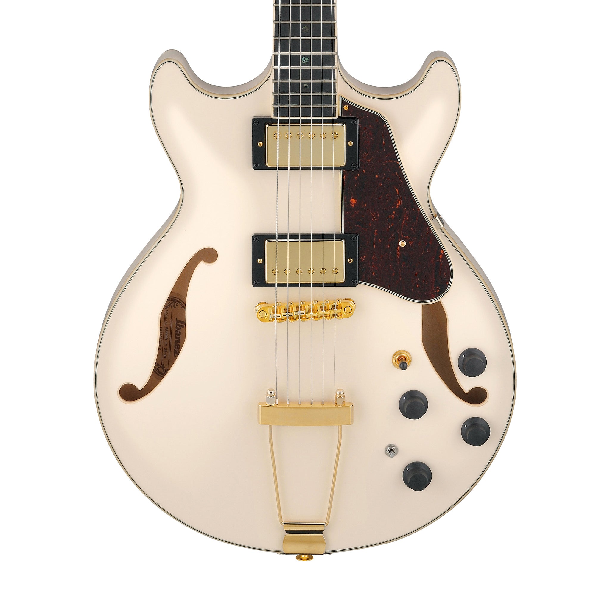 Ibanez AMH90-IV Electric Guitar, Ivory – Swee Lee Singapore