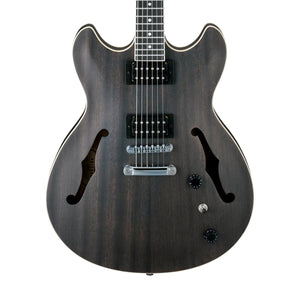 Ibanez Artcore AS53-TKF Electric Guitar, Transparent Black Flat