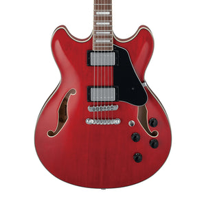 Ibanez AS73-TCD Electric Guitar, Transparent Cherry Red