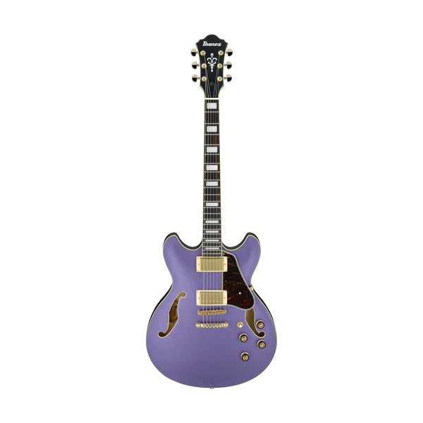 Ibanez Artcore AS73G-MPF Electric Guitar, Metallic Purple Flat