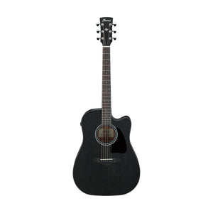 Ibanez AW1040CE-WK Acoustic/Electric Guitar, Weathered Black