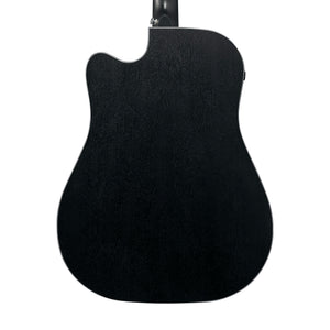 Ibanez AW1040CE-WK Acoustic/Electric Guitar, Weathered Black