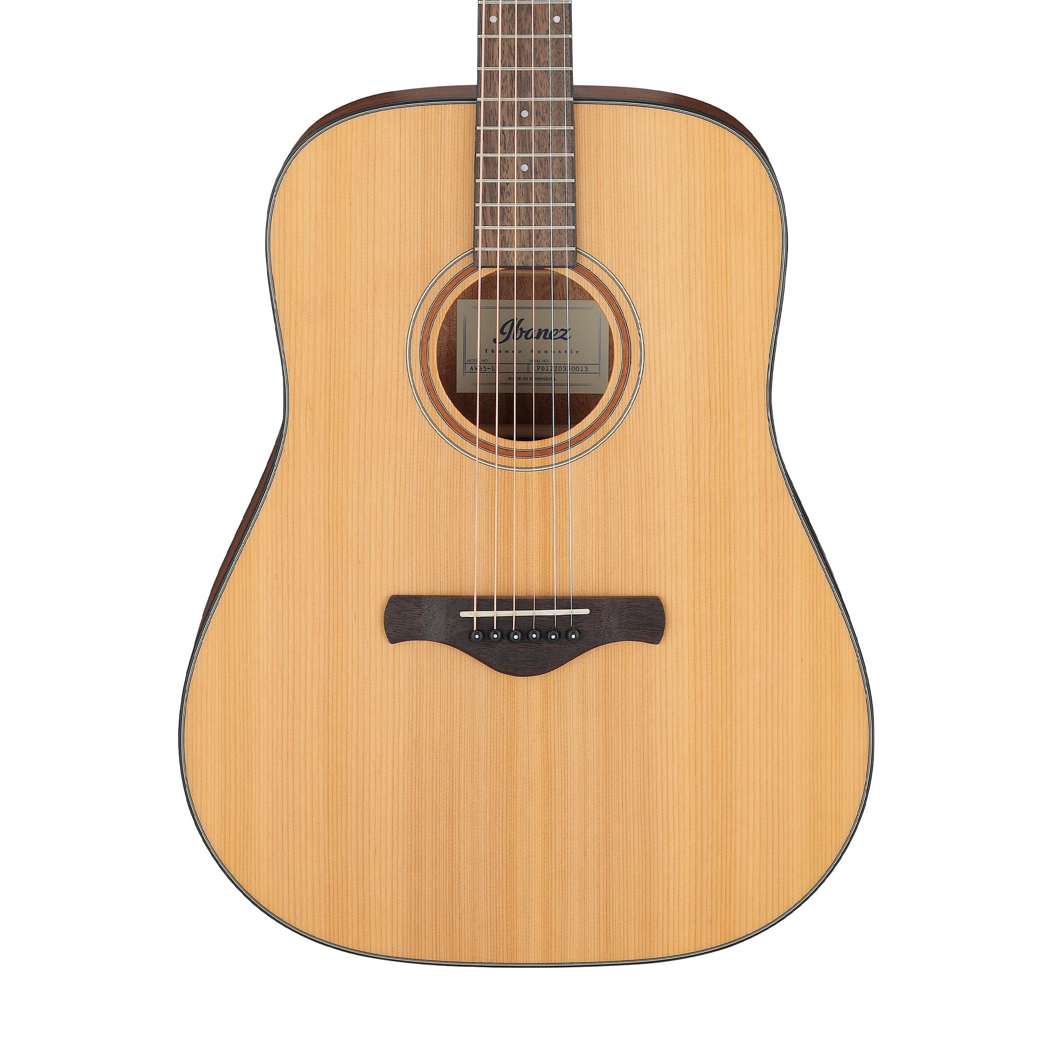 Ibanez Artwood AW65-LG Acoustic Guitar, Natural Low Gloss – Swee