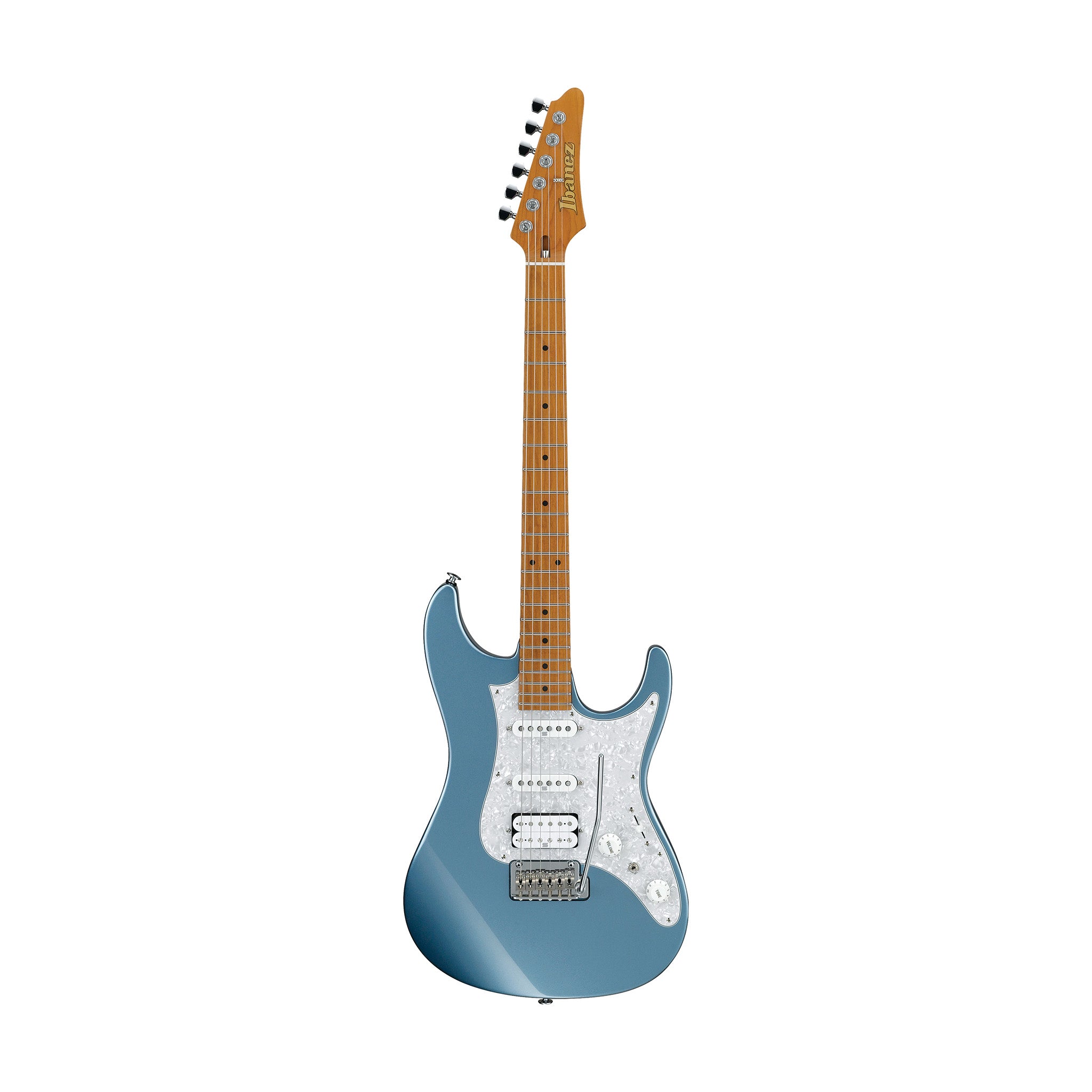 Ibanez Prestige AZ2204-ICM Electric Guitar w/Case, Ice Blue Metallic