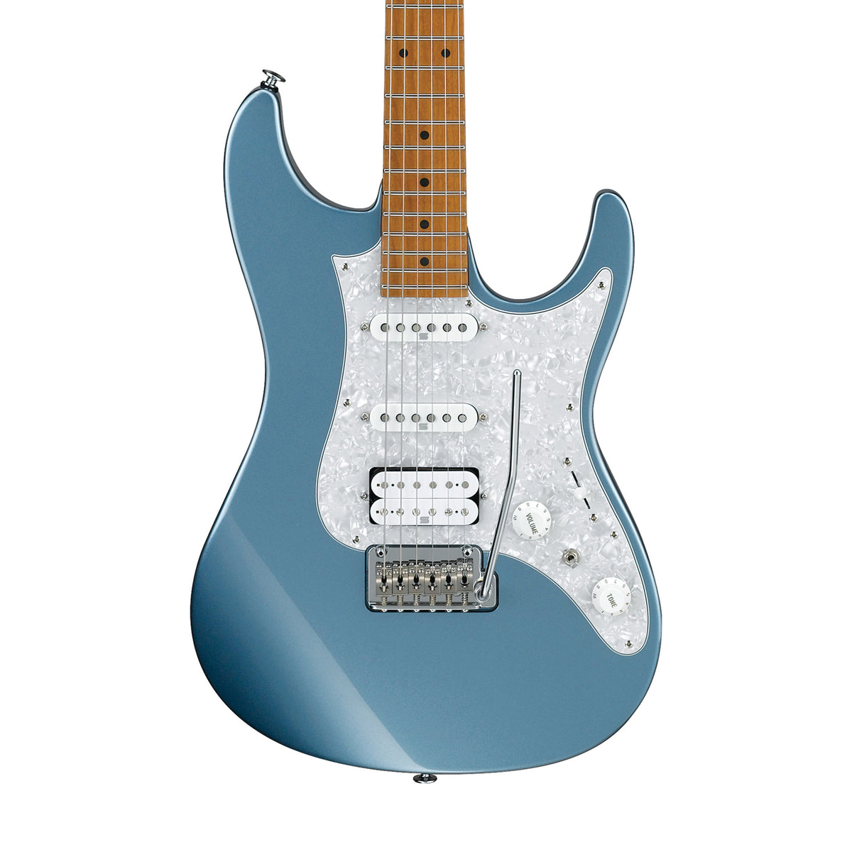 ギター Ibanez AZ2204 Ibanez Prestige AZ2204-ICM Electric Guitar w/Case, Ice Blue